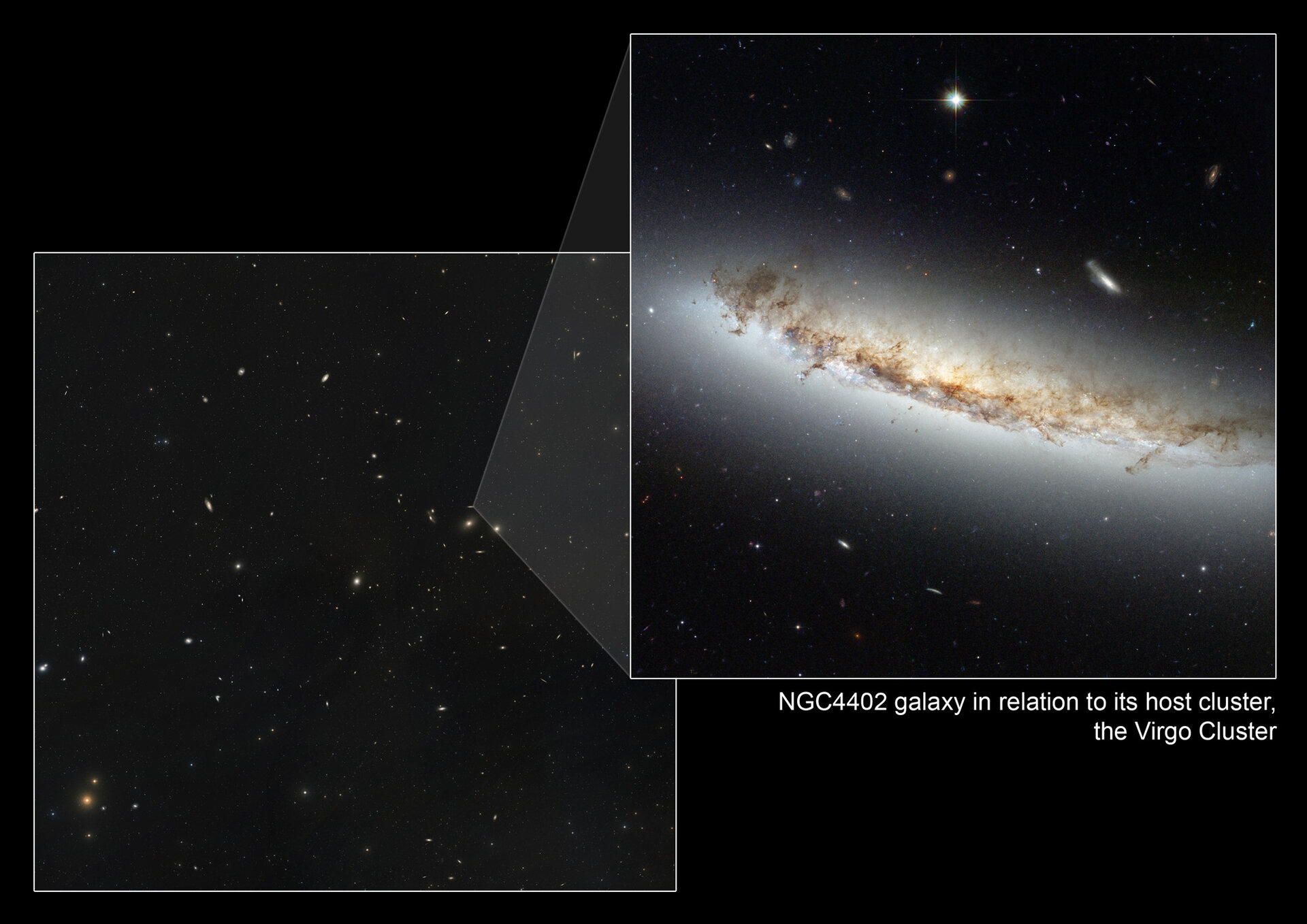NGC 4402 within its home cluster