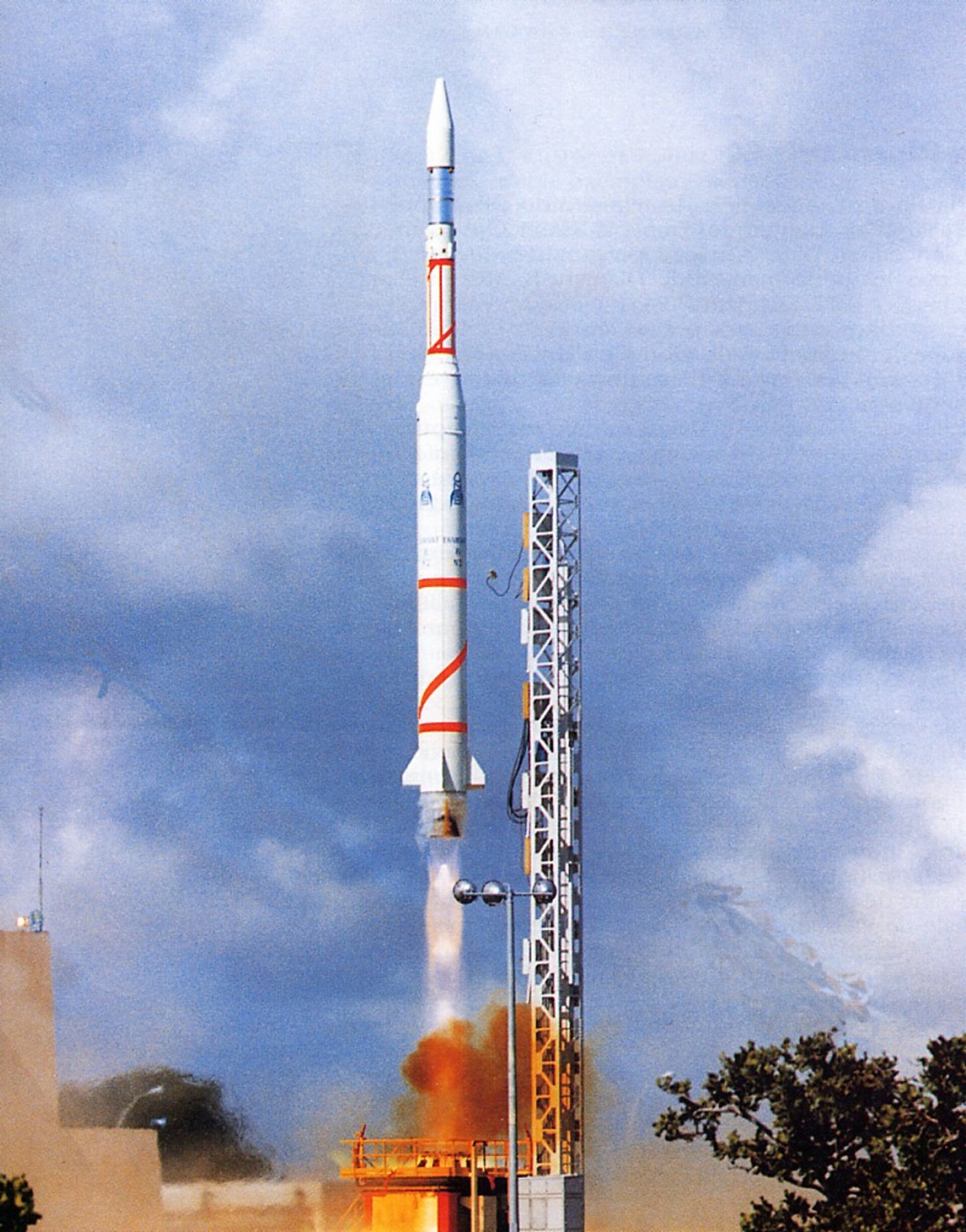 Diamant B launch, Kourou, 1970