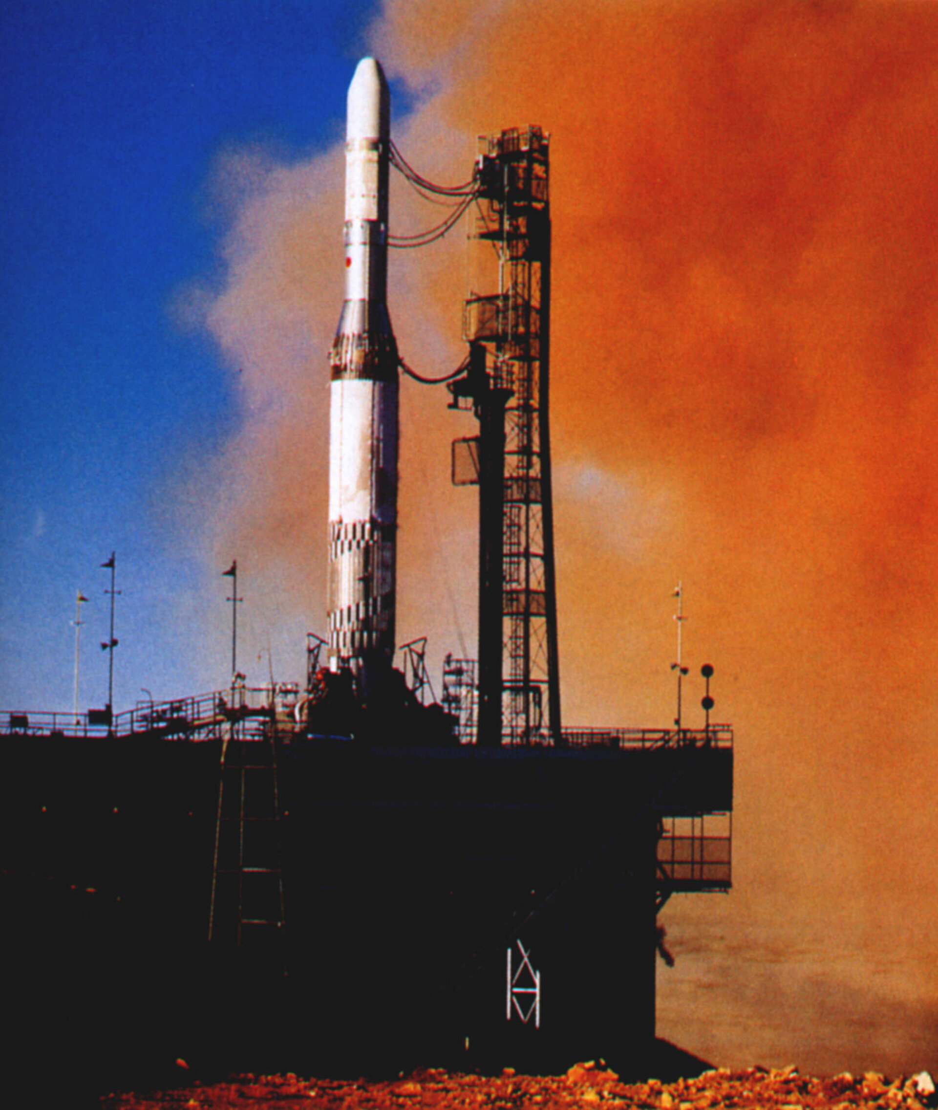 Europa launcher test in Woomera, Australia. 1966