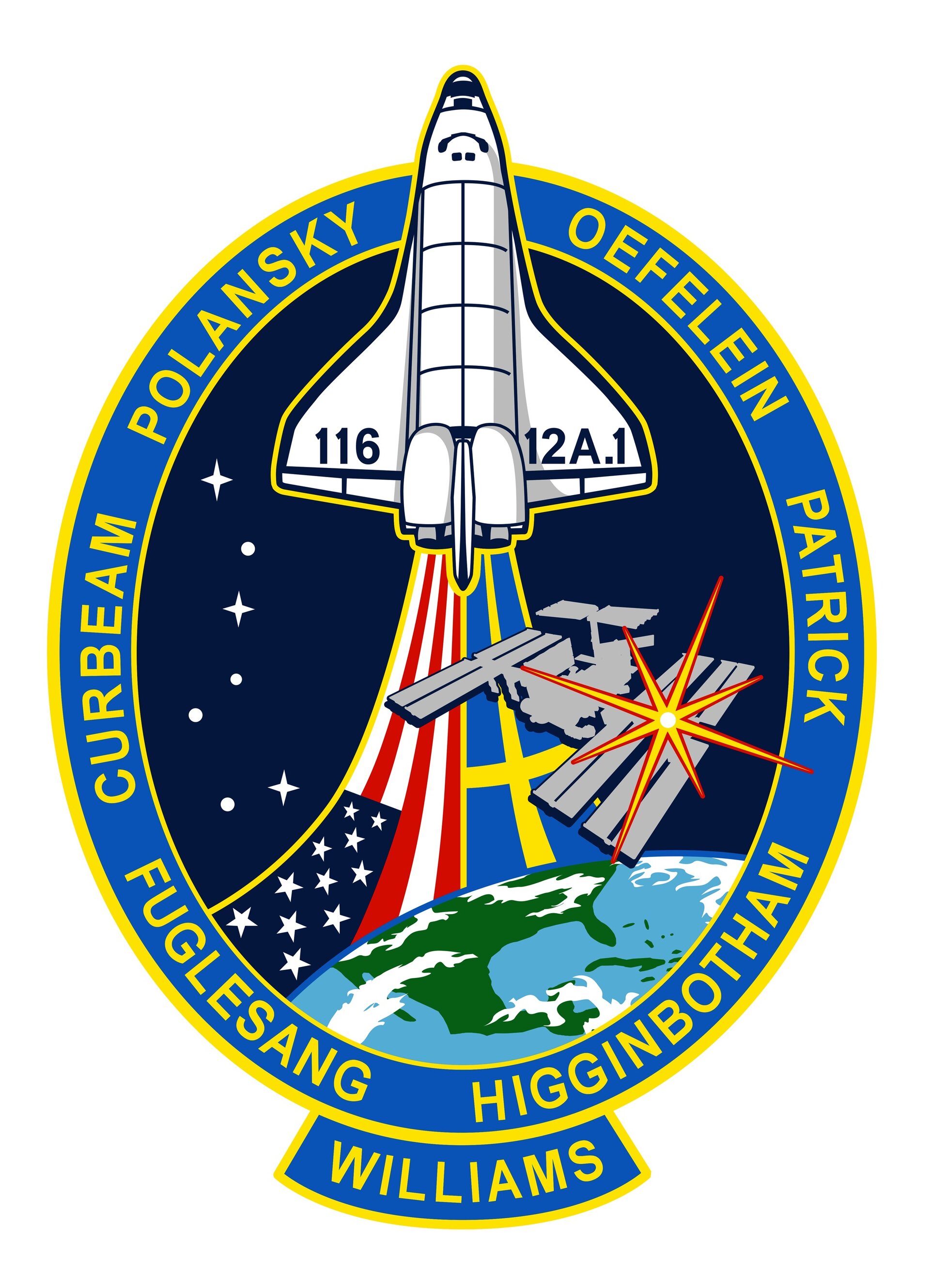 ESA - STS-116 patch, 2006