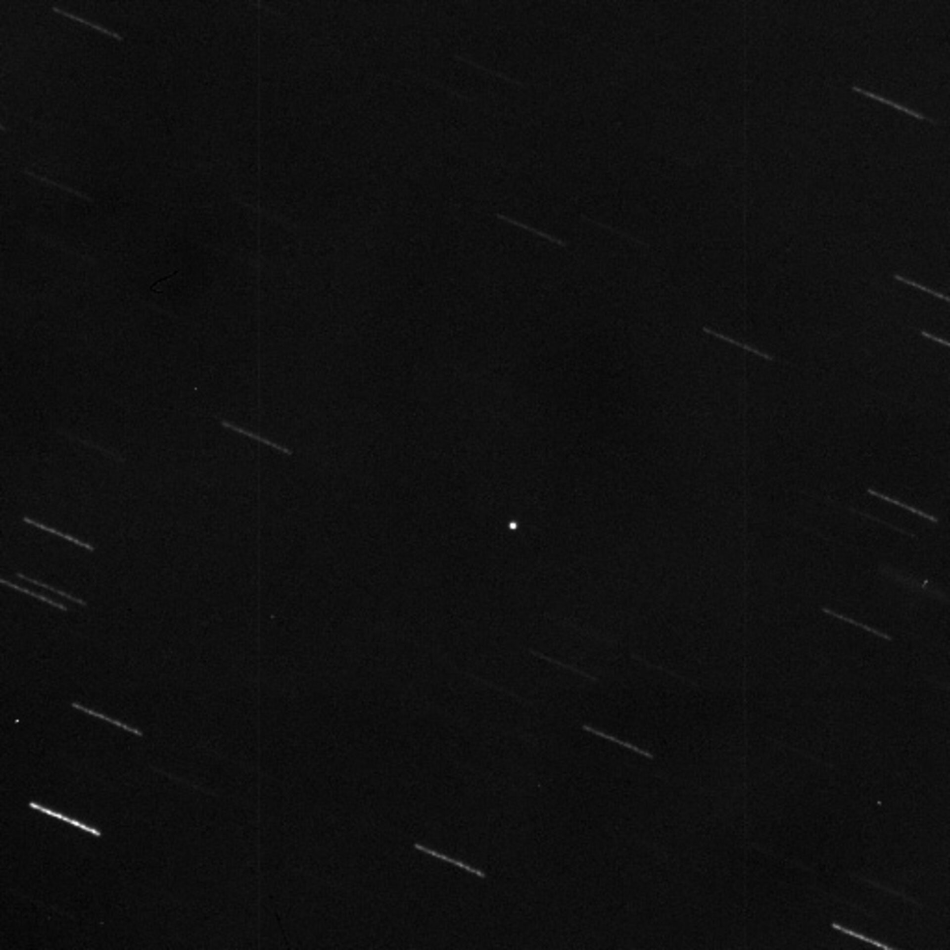 The dot in the centre is Rosetta