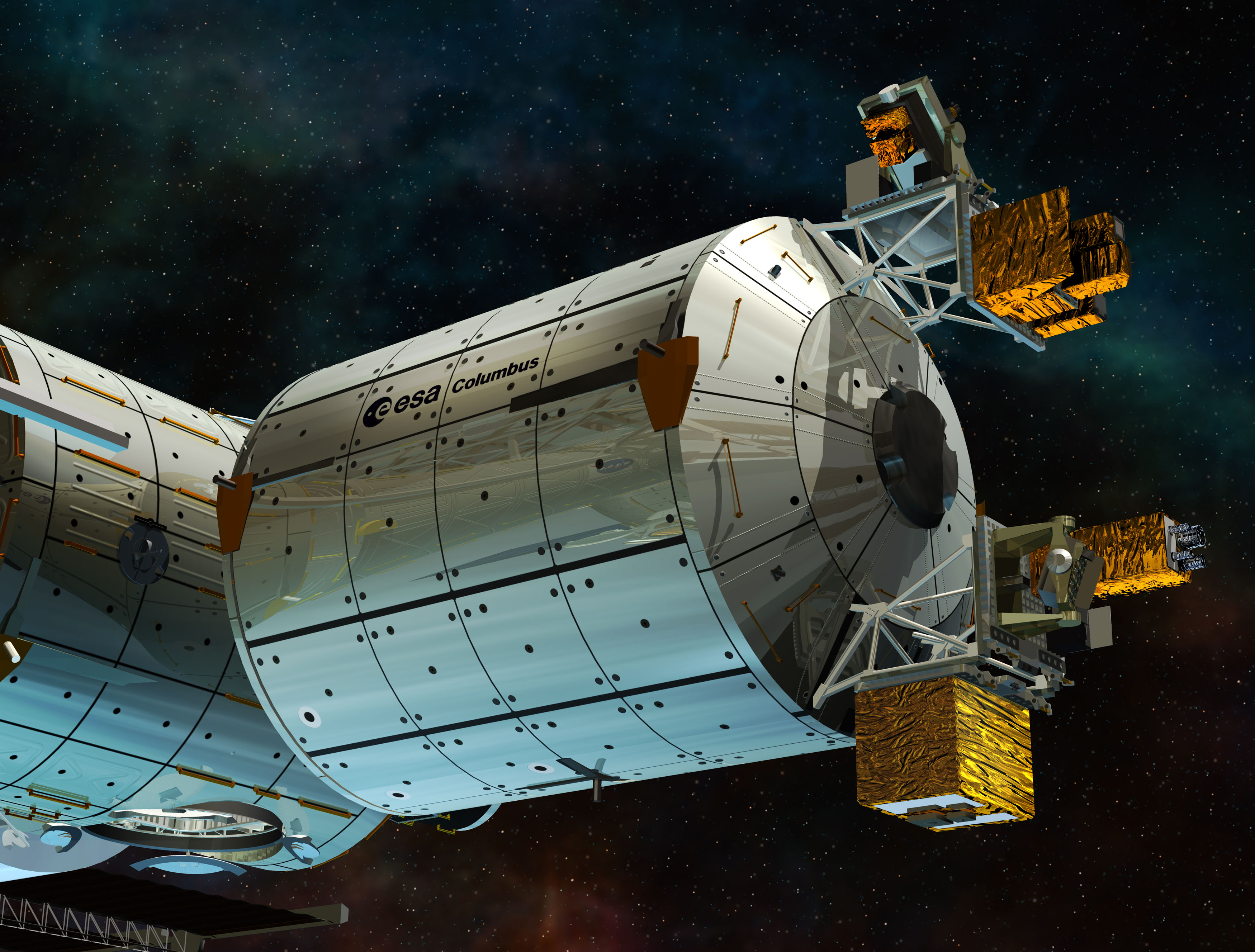 ESA - Columbus module with ACES