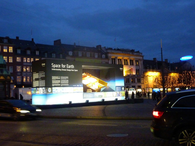 ESA's exhibit in central Copenhagen