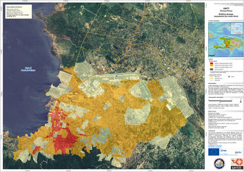 Damage around Port-au-Prince, Haiti