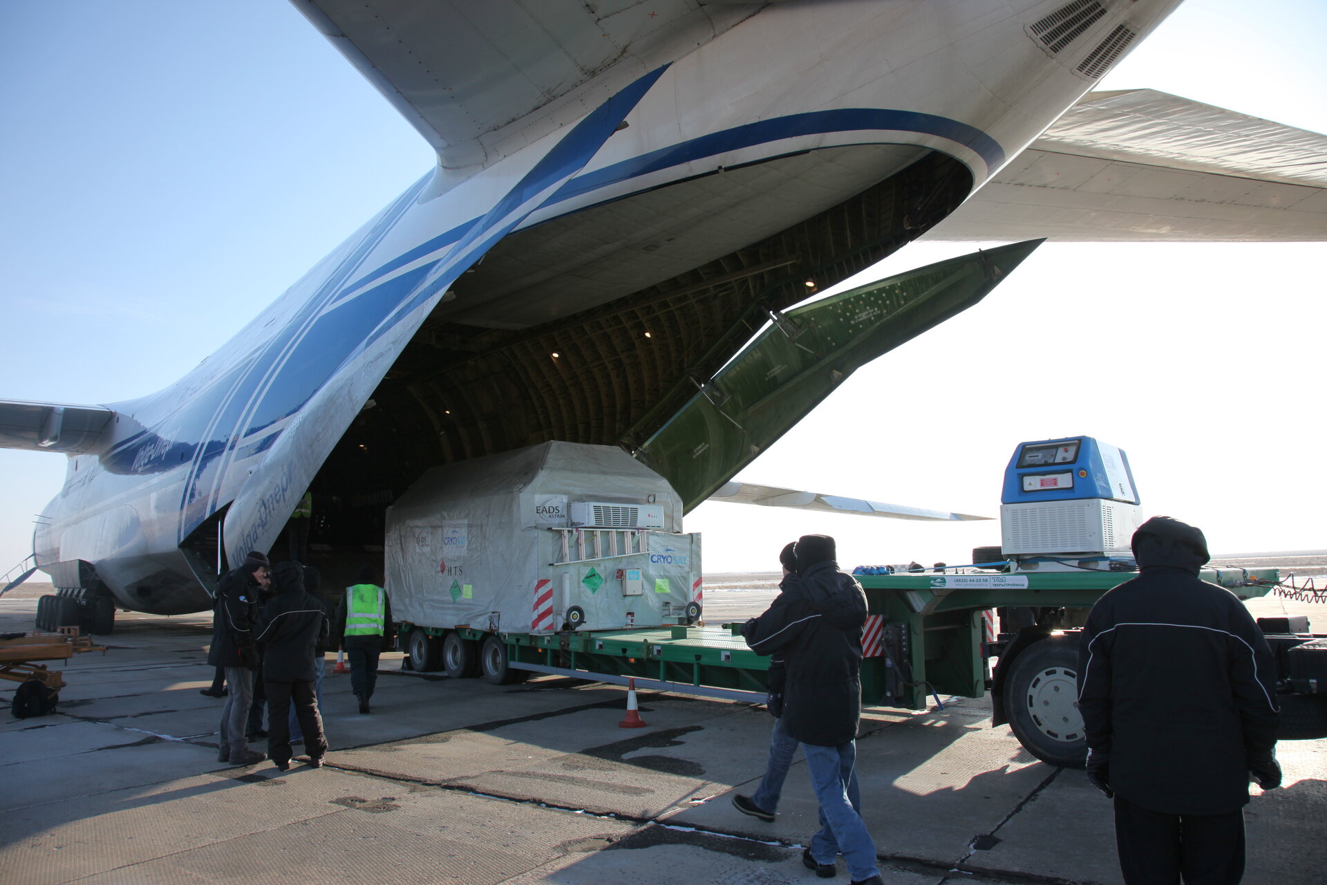 Safe arrival at Baikonur