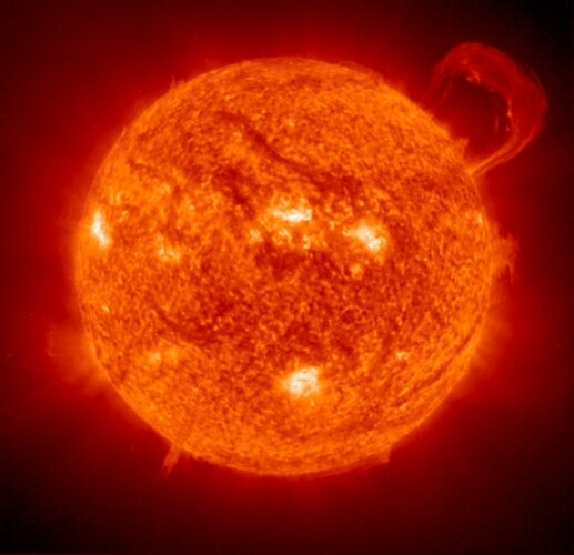 SOHO image of the Sun