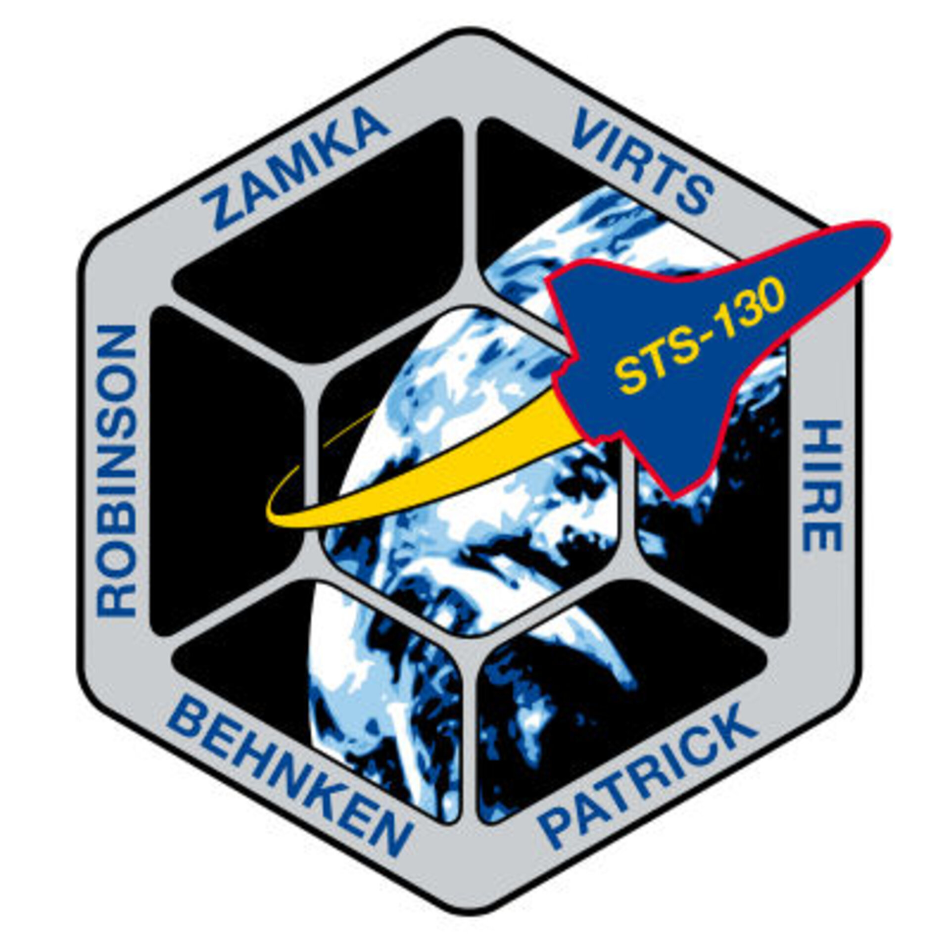 STS-130 mission logo