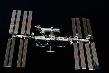 ISS photographed by an STS-130 crew member