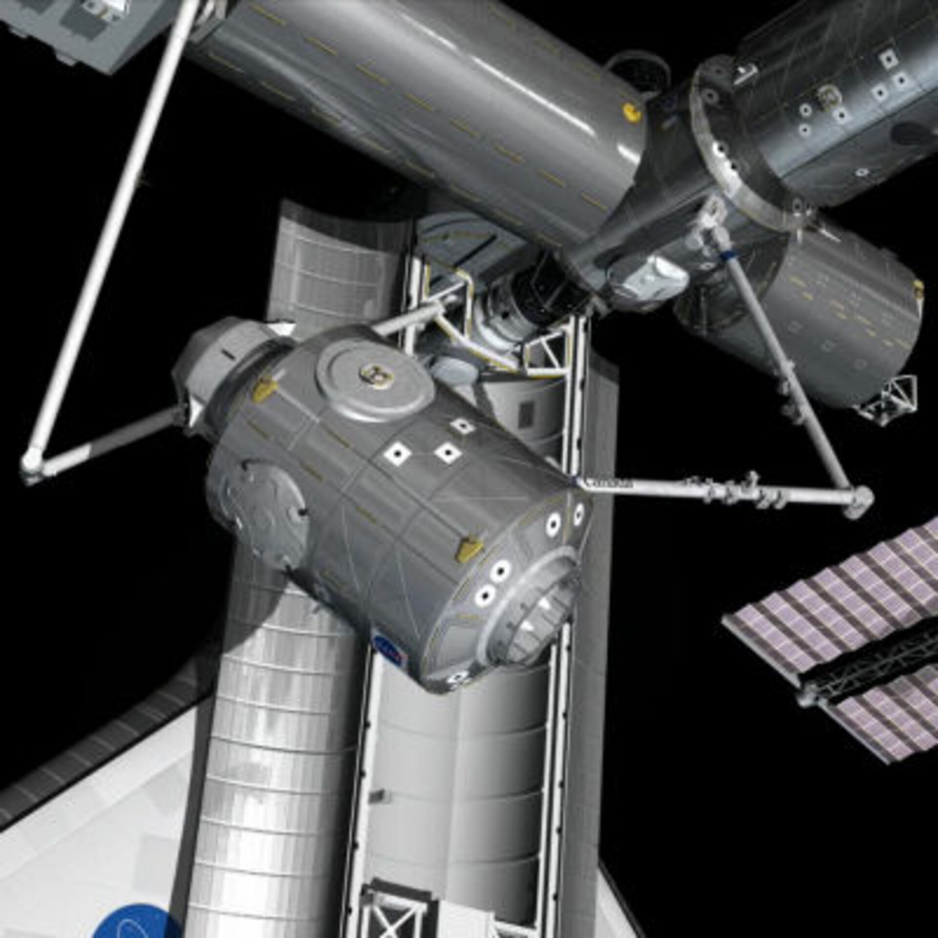 Node-3 is attached to ISS