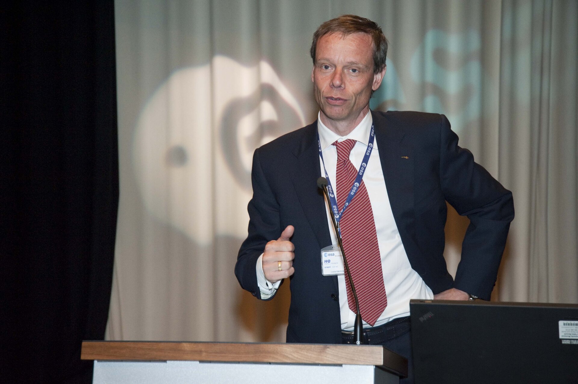 ESA astronaut Christer Fuglesang at the EuTEF symposium