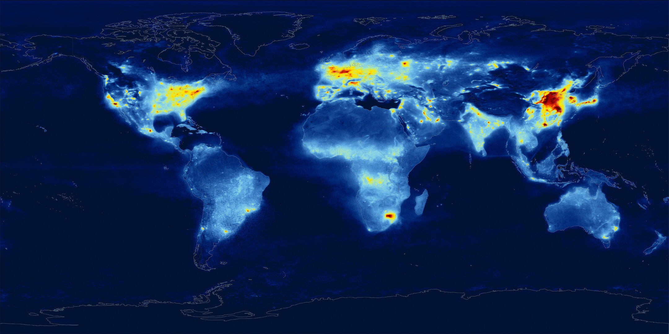 Global monitoring Air pollution