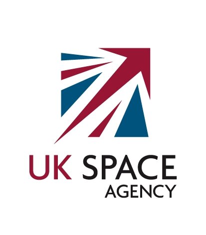 Logo nové britské kosmické agentury.