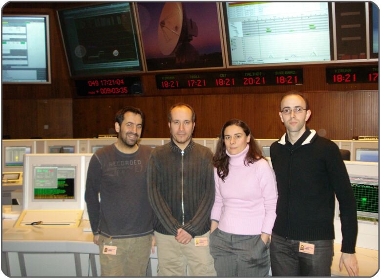 El equipo de GMV que dará soporte directo en el centro de Operaciones de la ESA