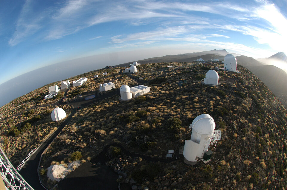 Clear skies above Tenerife