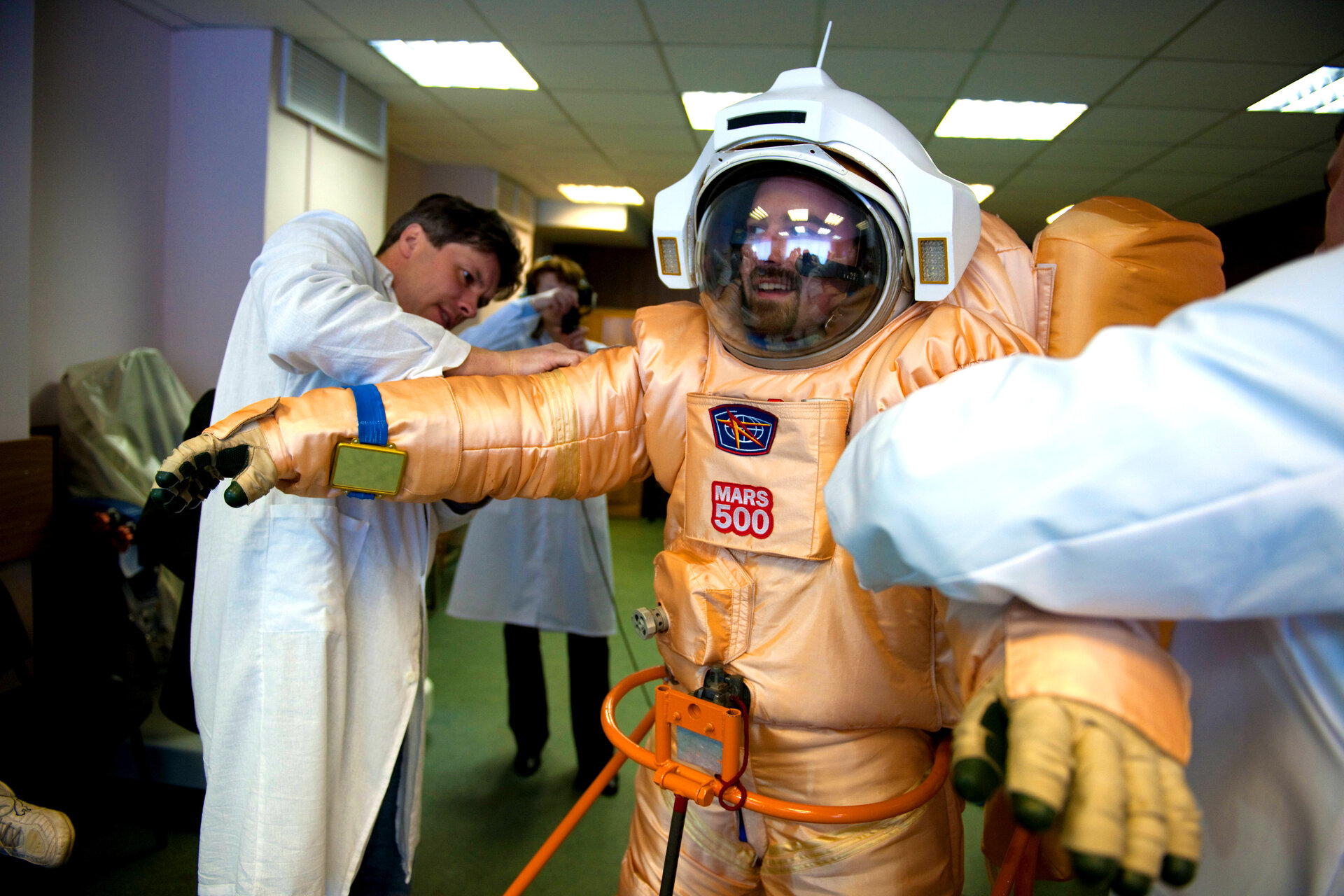 Mars spacesuit testing