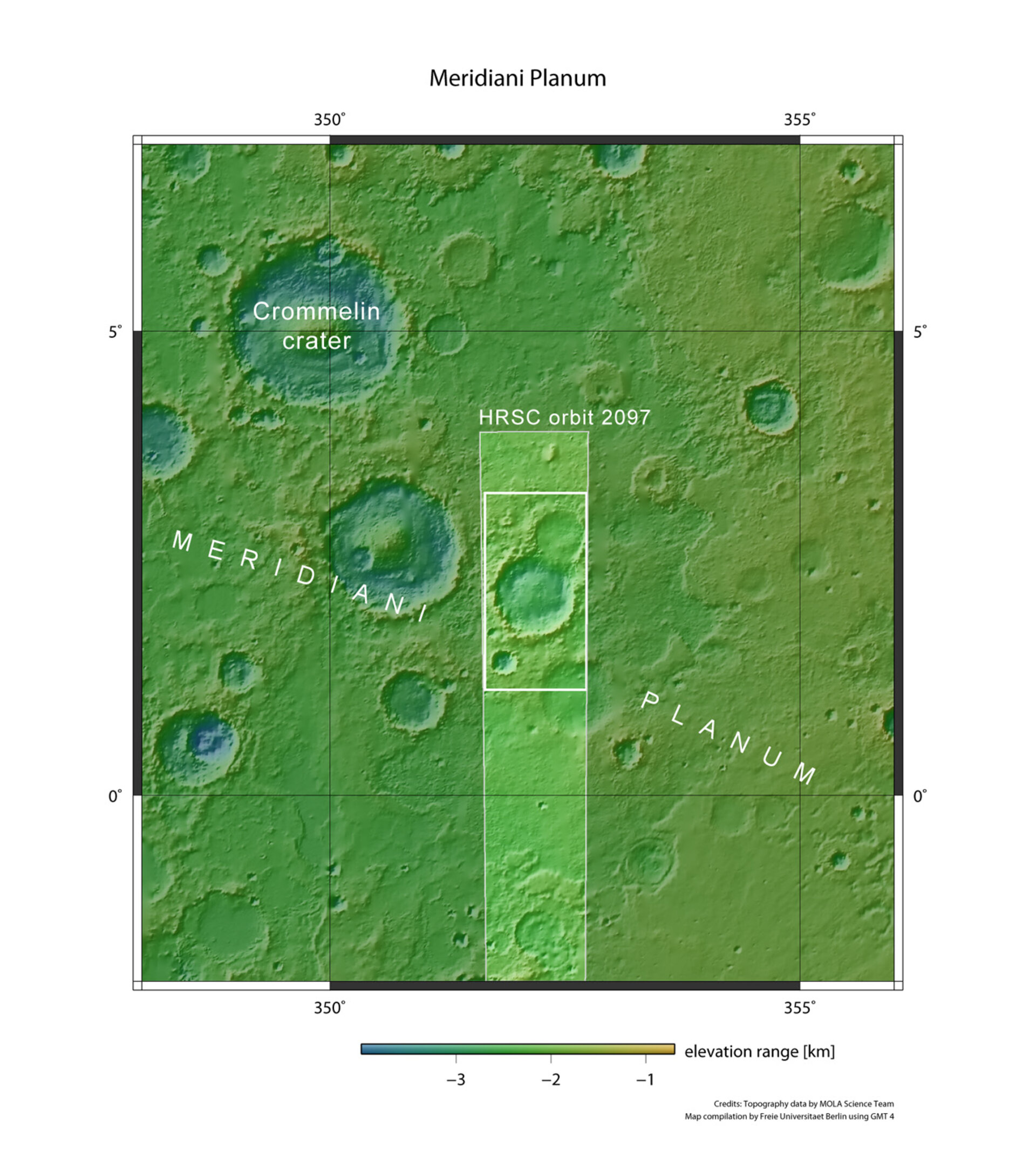 Meridiani Planum captured by Mars Express