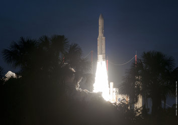 Ariane 5 flight V195 liftoff