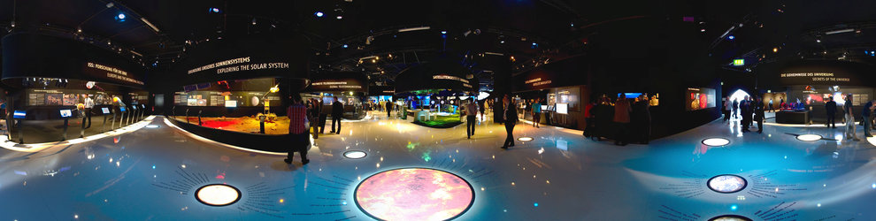 General view of the Joint Space Pavilion 'Space for Earth'