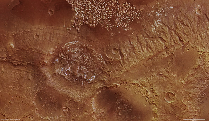Magellan Crater on Mars
