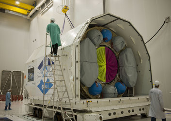 Unpacking the ATV-2 service module