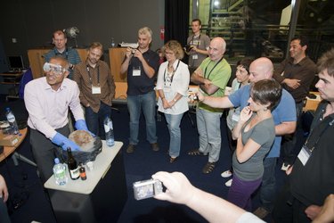 Anu Ojha cooking a comet