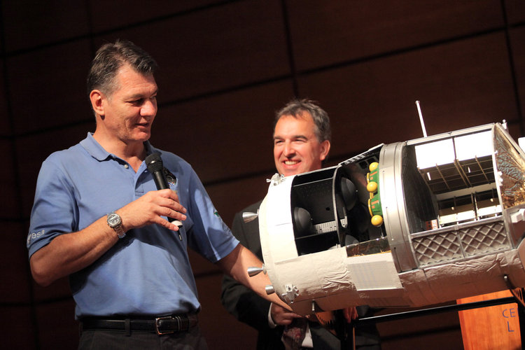 Paolo Nespoli and Jonathan Amos - ESOF 2010