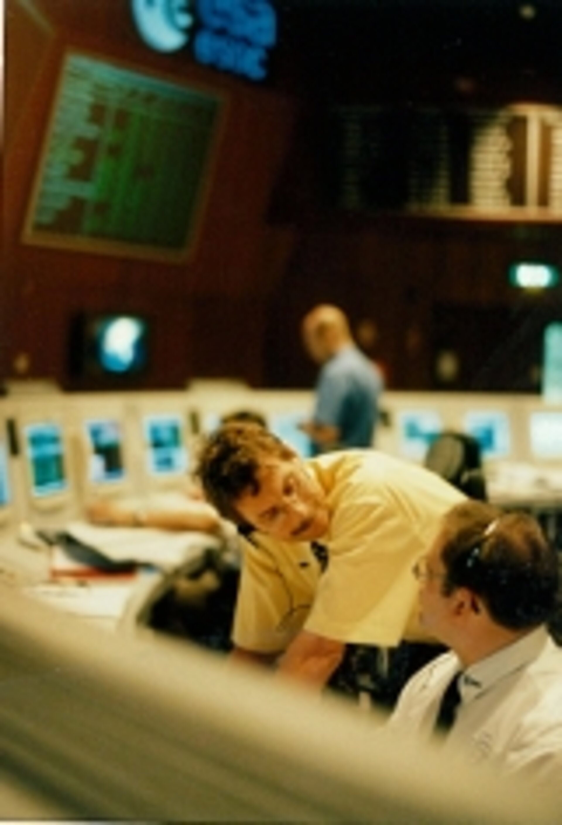 Cluster team in ESOC's Main Control Room after launch