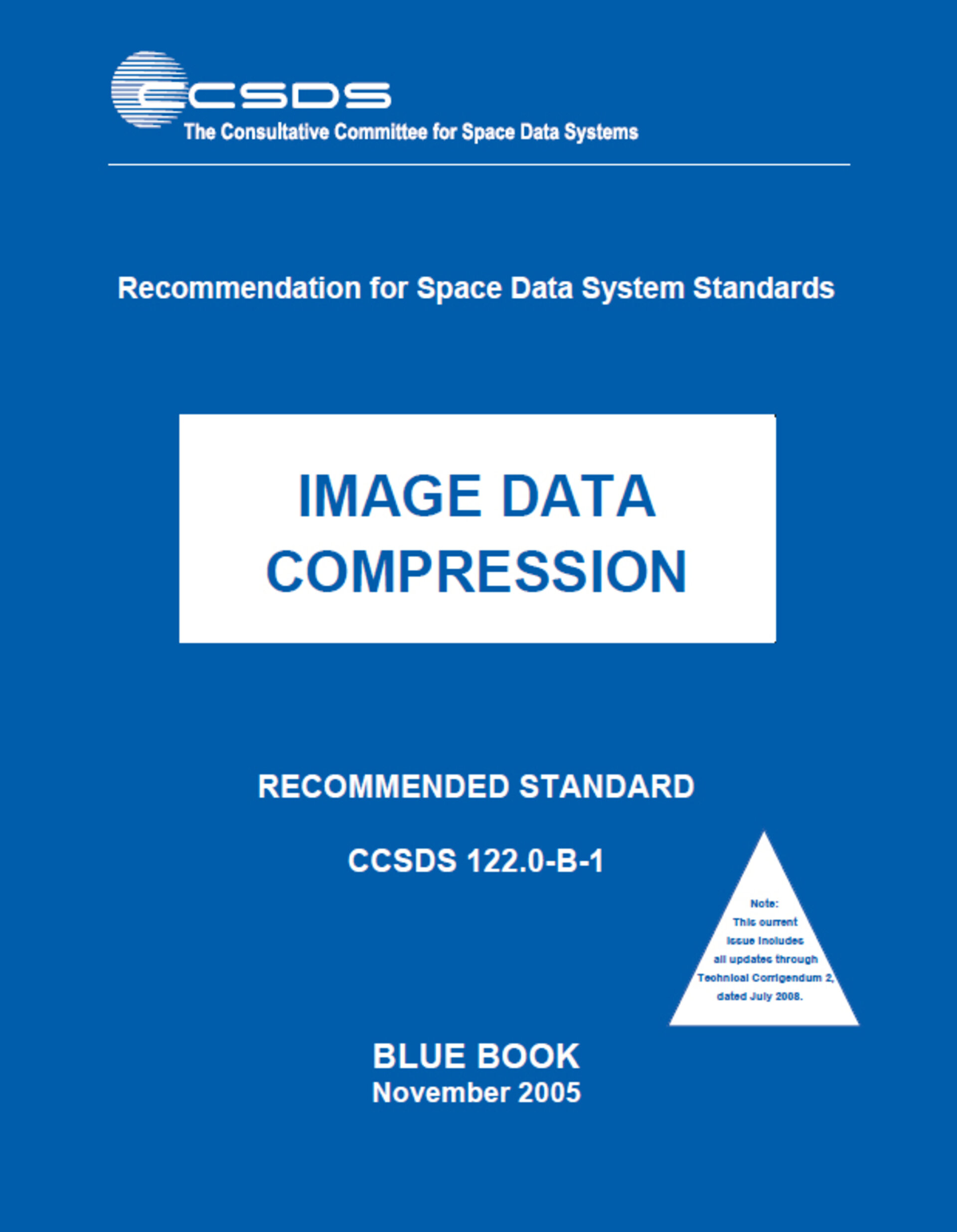 CCSDS 122.0-B-1 Image Data Compression Standard (pdf)