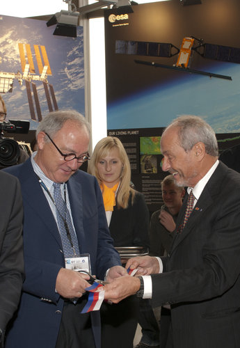 Opening Ceremony of the exhibition at IAC 2010