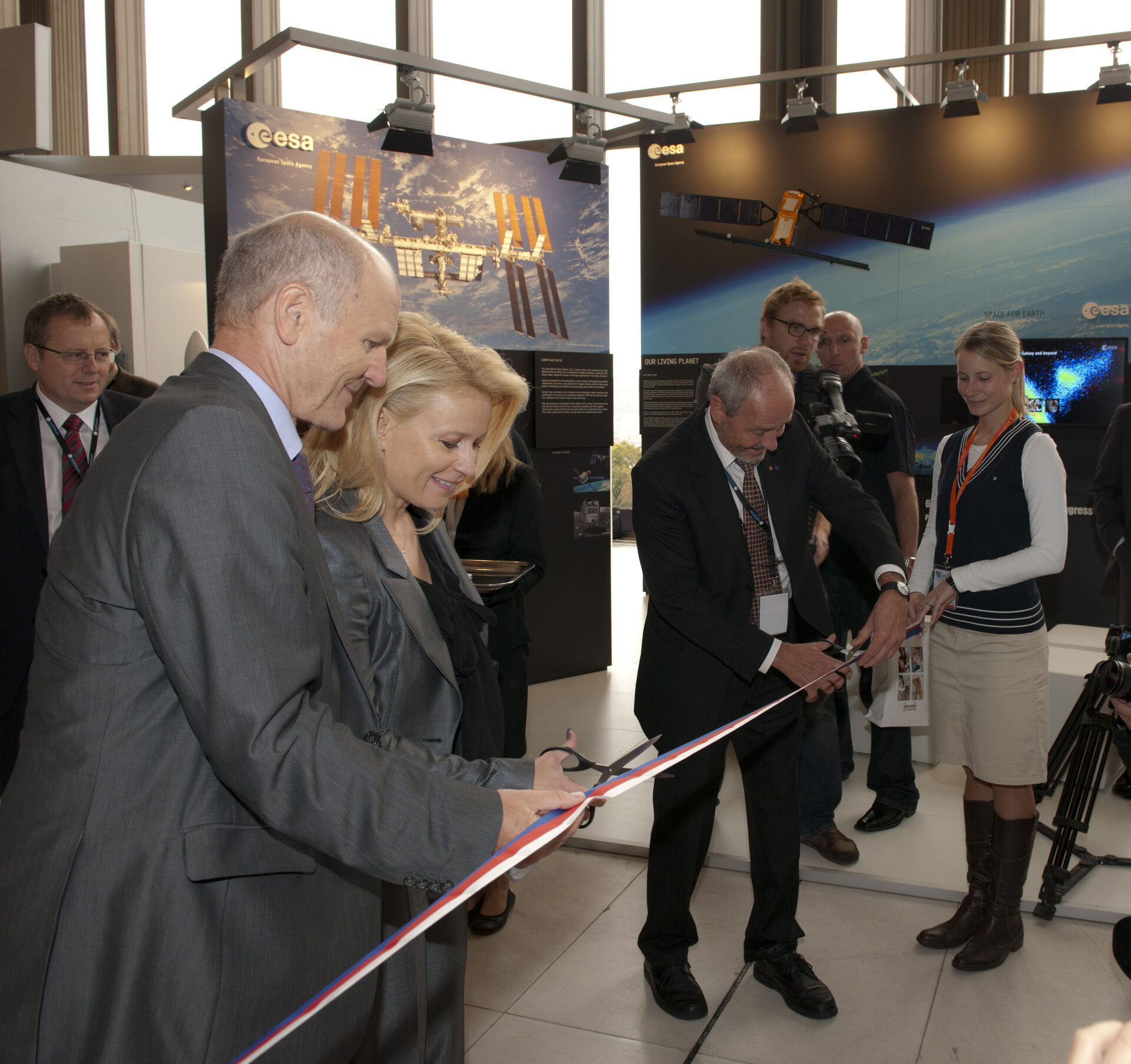 Opening Ceremony of the exhibition at IAC 2010