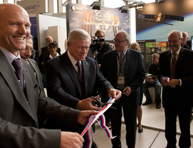 Opening Ceremony of the exhibition at IAC 2010