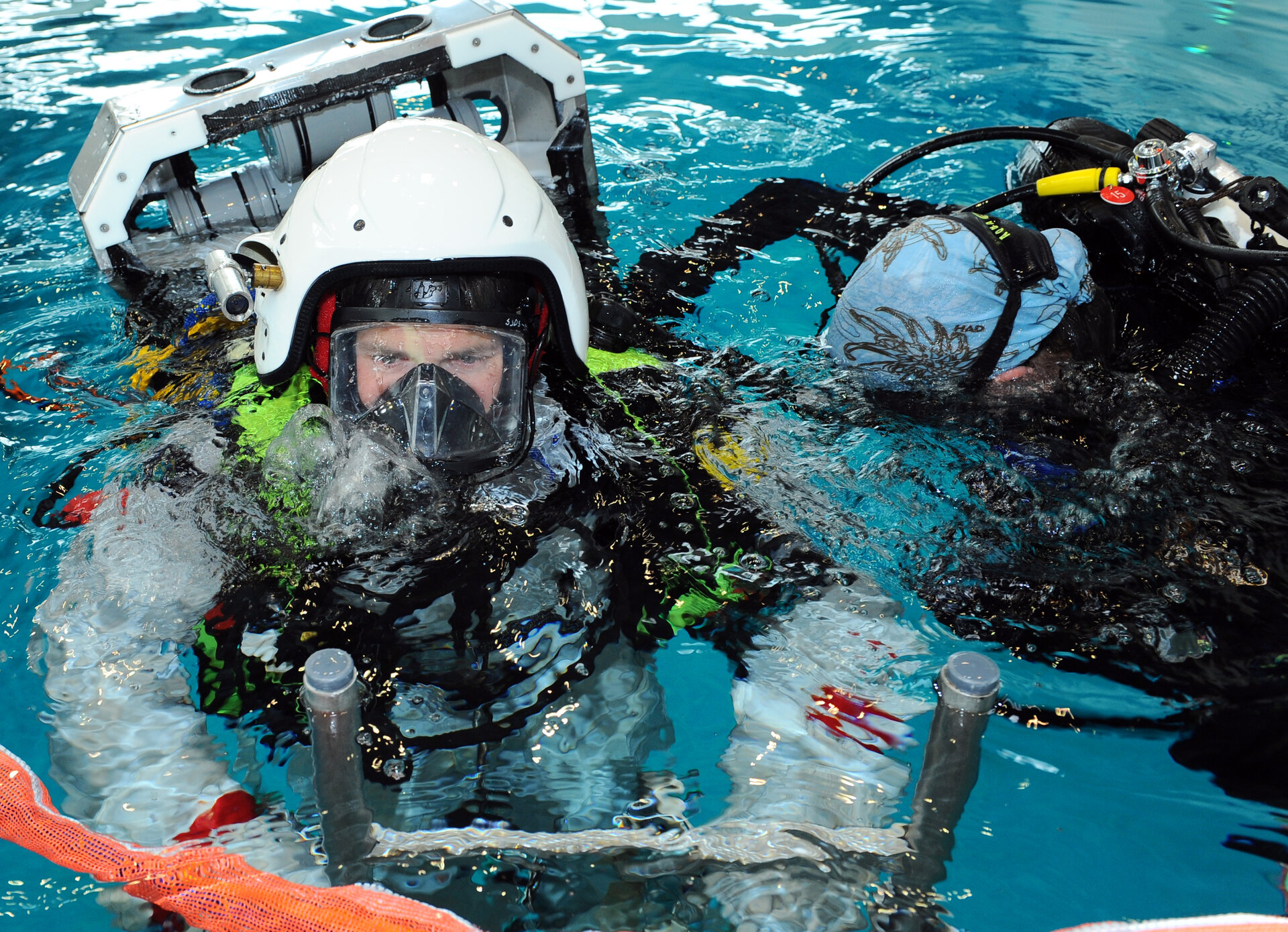 Andreas Mogensen during EVA training