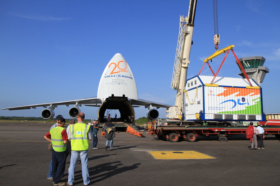 Hylas-1 landed in French Guiana