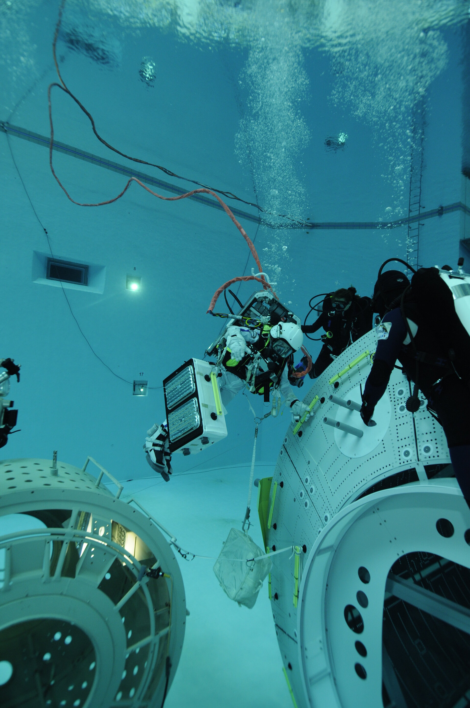 Samantha Cristoforetti during EVA training