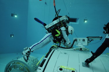 Samantha Cristoforetti during EVA training