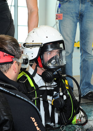 Thomas Pesquet during EVA training