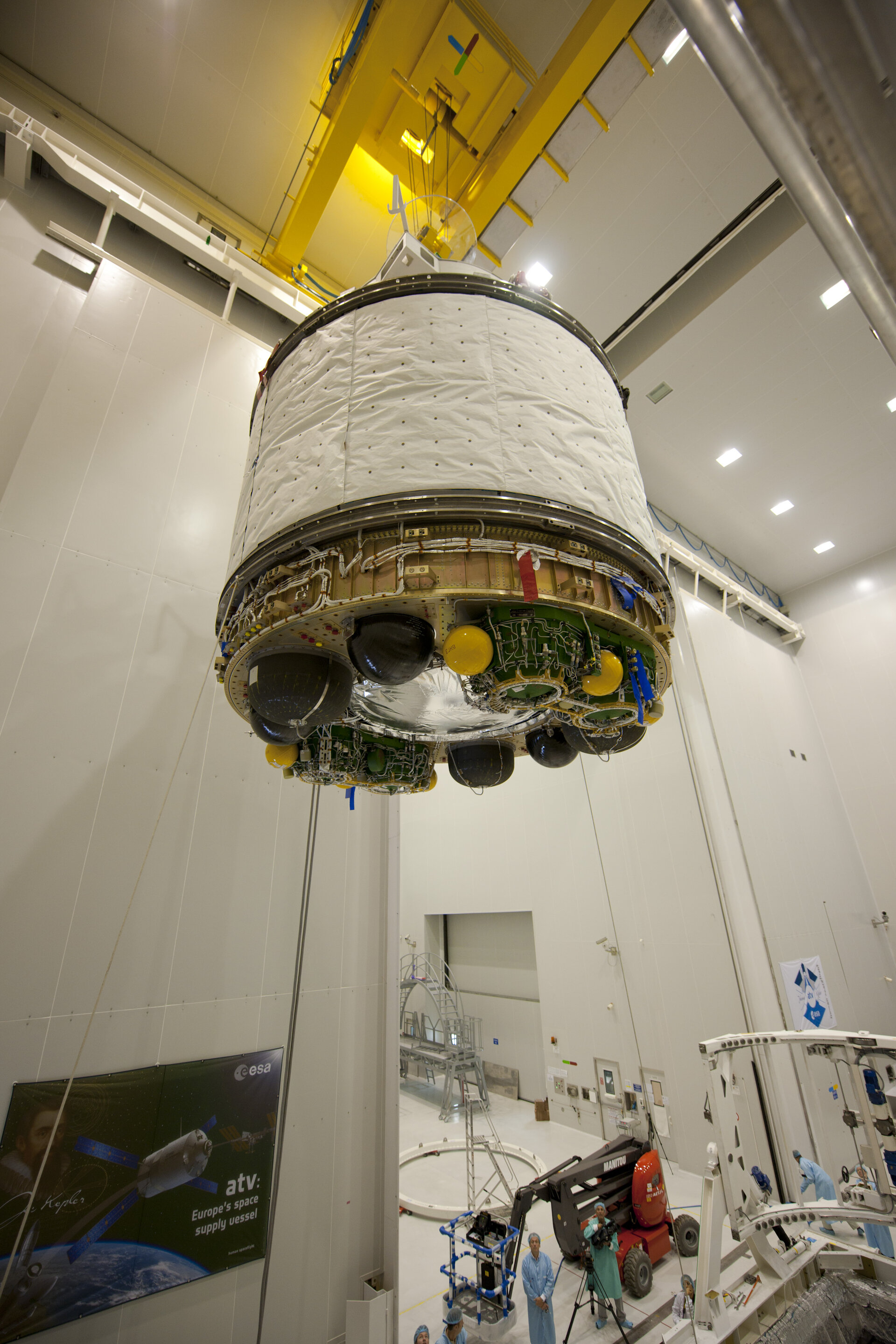 ATV-2 Johannes Kepler ready for mating