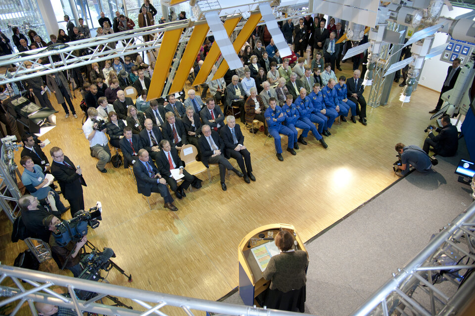 Festakt im Europäischen Astronautenzentrum ESA/EAC in Köln