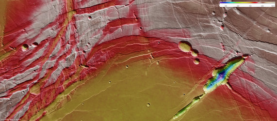 Elevation of Phoenicis Lacus region