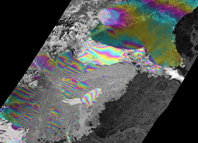 ERS-2/Envisat InSAR: Larsen Ice Shelf