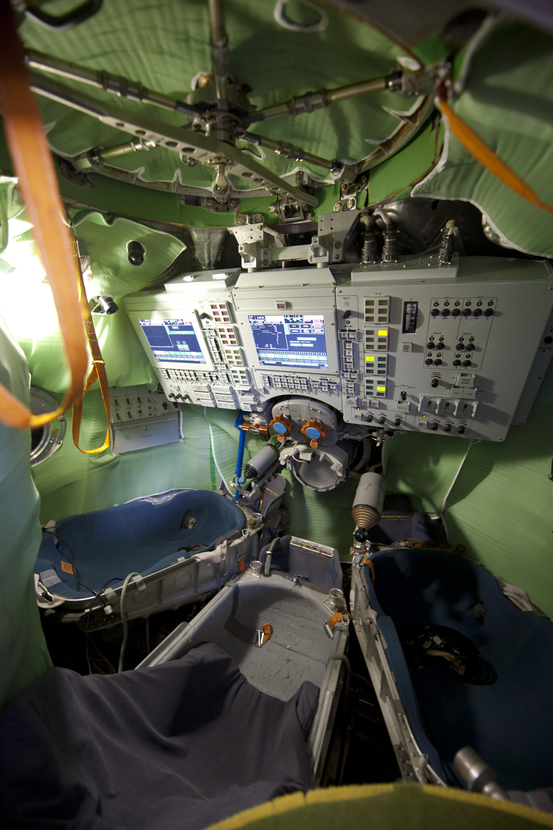 Interior of a Soyuz TMA simulator