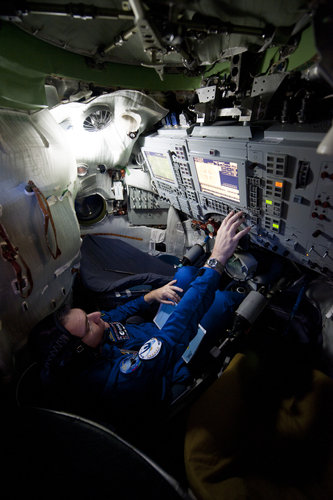 Paolo Nespoli in training at Star City