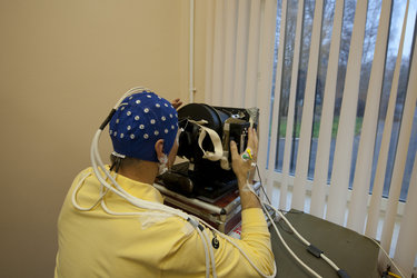 Paolo Nespoli in training for Neurospat experiment at Star City