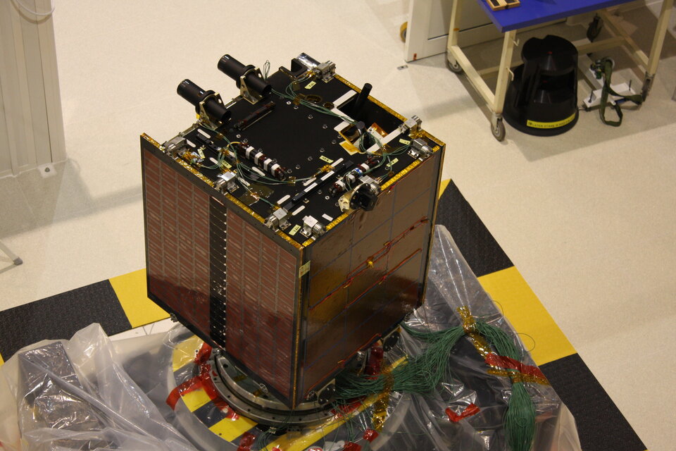 De opvolging is verzekerd: test met een thermisch en structureel model van Proba V in de zomer van 2010