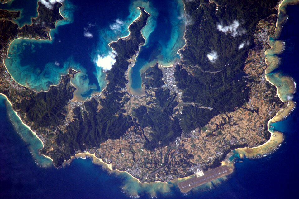 Typhoon-hit Amami island in Japan