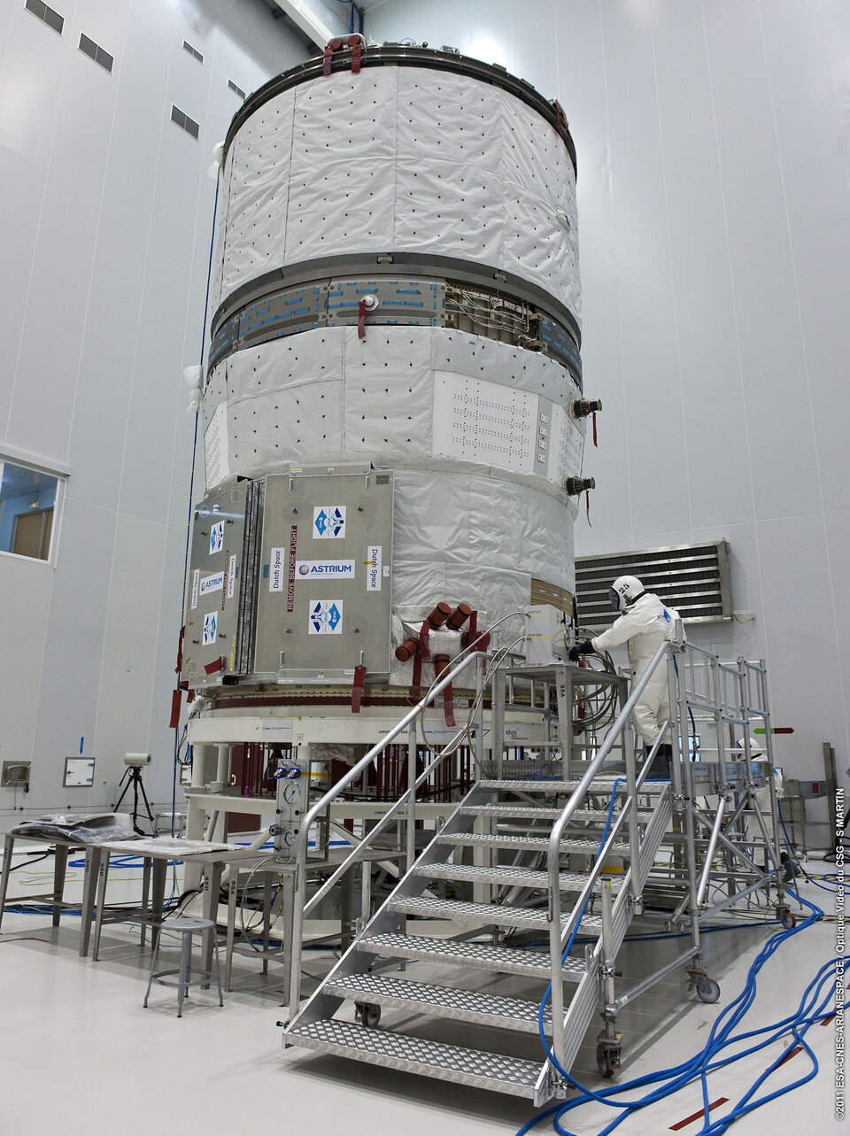 ATV Kepler tanking up, 10 January 2011