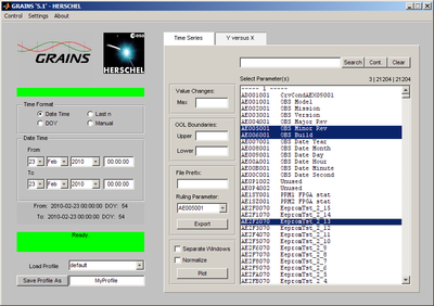 GRAINS is the data analysis and visualisation tool of MUST