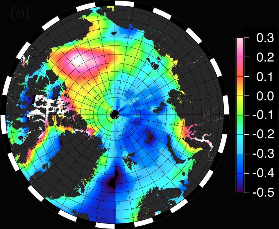 Havtopografi målt av CryoSat