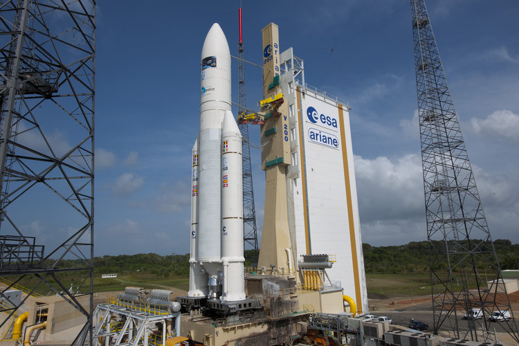 Ariane 5 ES launcher on ZL-3