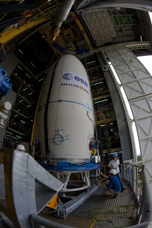 Intergration of Vega's payload composite